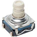 Switch Tactile OFF Mom SPST Round Button Gull Wing 0.05A 32VDC 1VA 300000Cycles 1.7N SMD T/R