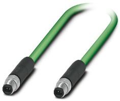 PHOENIX CONTACT-SPE-T1-M8MSM/2.0-99B/M8MSM null Cable Assembly Circular Network 2m 22AWG M8 Circular to M8 Circular 2 to 2 POS PIN-PIN