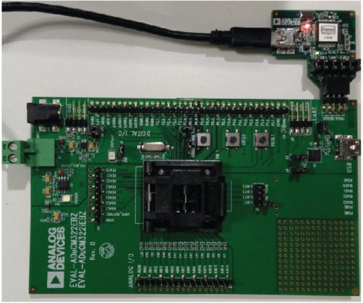 Analog Devices-EV-ADUCM322QSPZ Placas y kits de desarrollo del sistema integrado ADUCM322 Microcontroller Development Kit Flash