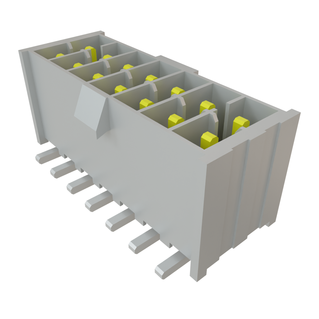 Samtec-IPL1-107-02-S-D-K Steckverbinderleisten und Leiterplattenbuchsen Conn Wire to Board HDR 14 POS 2.54mm Solder ST Top Entry SMD Mini Mate® Tube