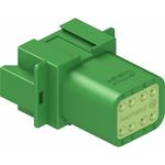 Conn Housing RCP 8 POS Crimp ST Cable Mount Green