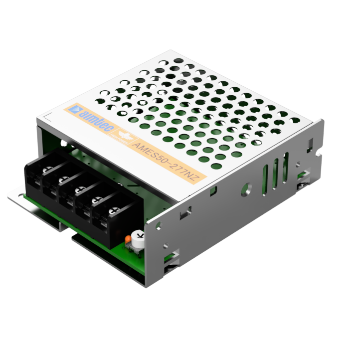 Aimtec-AMES50-24S277NZ Alimentazione da CA a CC AC/DC Power Supply Single-OUT 24V 2.2A 52.8W 5-Pin