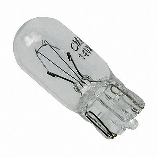 VCC (Visual Communications Company, LLC)-259 Lamps T-3 1/4 Wedge Base Clear Incandescent Lamp C-2R 5000 Hours
