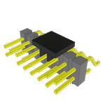 Conn Unshrouded Header HDR 16 POS 2.54mm Solder RA Side Entry SMD T/R