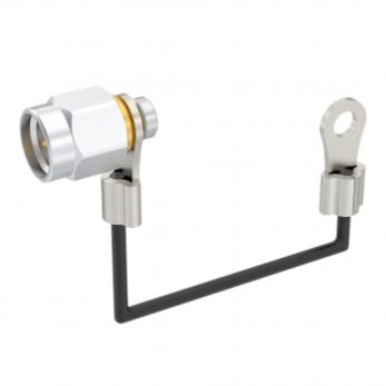 Radiall-R404N05121 RF-Steckverbinder Conn IP67 SMA 0Hz to 18GHz 50Ohm ST Cable Mount PL Gold Over Nickel Phosphorus