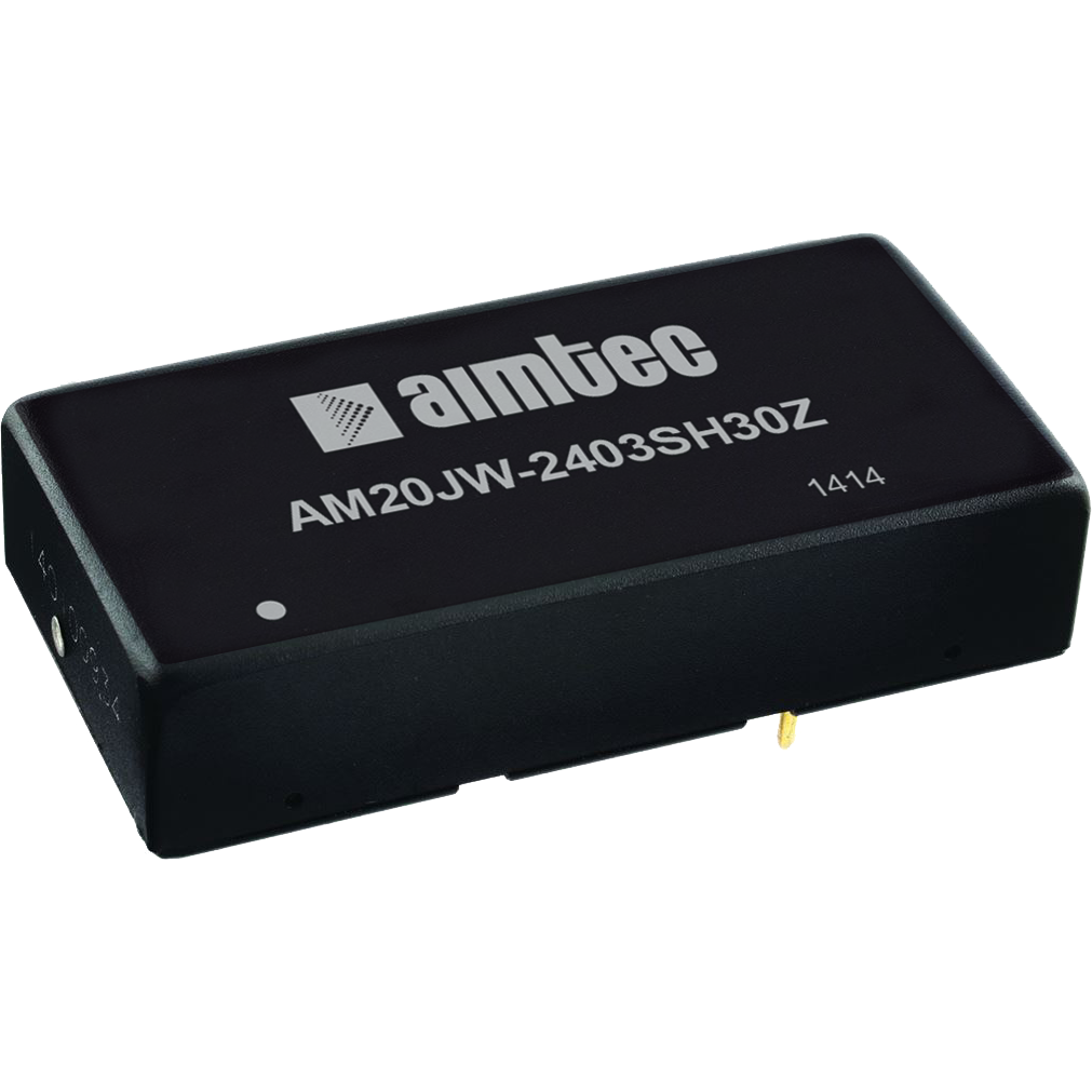 Aimtec-AM20JW-4815SH30Z DC/DC-Wandler und Spannungsreglermodul Module DC-DC 48VIN 1-OUT 15V 1.33A 20W 6-Pin
