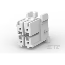 TE Connectivity-1-1971905-2 Einzeladersteckverbinder, Gehäuse Conn Housing PL 4 POS 3.3mm Crimp ST Cable Mount Natural Bag