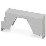 DIN Rail Housing, Upper Housing Part For Connectors With Header, Width 22.6 mm, Height 99 mm, Depth 45.85 mm, Color Light Gray (7035)