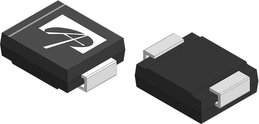 Alpha and Omega Semiconductor-SMCJ5.0A Supresores de voltaje transitorio (TVS) Surface Mount Transient Voltage Suppressor