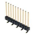 Conn Unshrouded Header HDR 21 POS 2mm Solder ST Top Entry SMD T/R