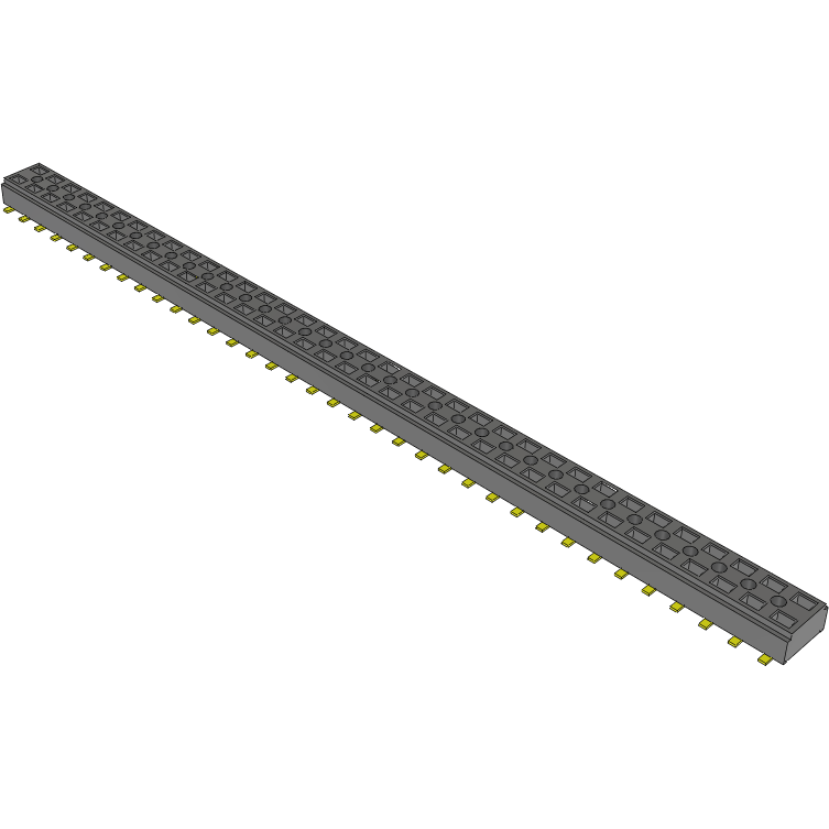 Samtec-CLT-136-02-H-D-BE-A Connector Headers and PCB Receptacles Conn Socket Strip SKT 72 POS 2mm Solder ST Bottom Entry SMD TIGER CLAW™ Tube