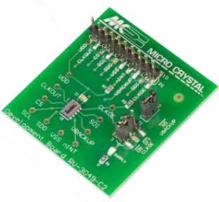 Micro Crystal AG-RV-3049-C2 ON BOARD 32.768K OPT B TA QC Clock and Timing Development Boards and Kits RV-3049-C2 Real Time Clock Development Board