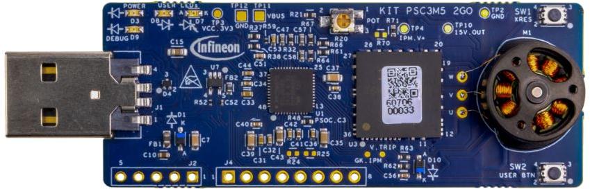Infineon Technologies AG-KIT_PSC3M5_2GO Development Kits and Tools Interface Controller Demonstration Board