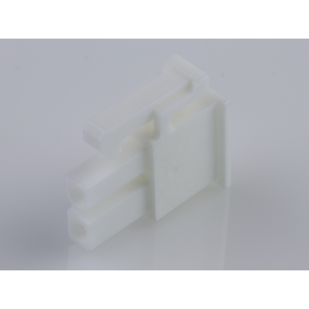 Molex-0039013028 Einzeladersteckverbinder, Gehäuse Conn Housing RCP 2 POS Crimp ST Cable Mount Natural Mini-Fit Jr. Bag