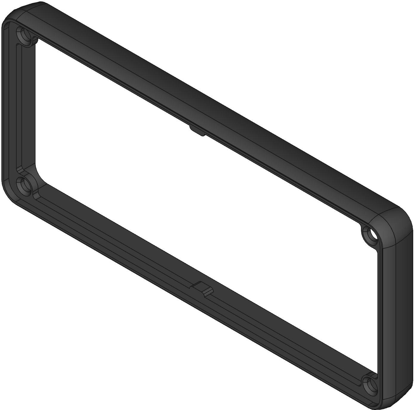 Hammond Manufacturing-1455Q2201BK Kästen, Gehäuse und Gestelle Black Aluminum Wall Mount Extruded Enclosure