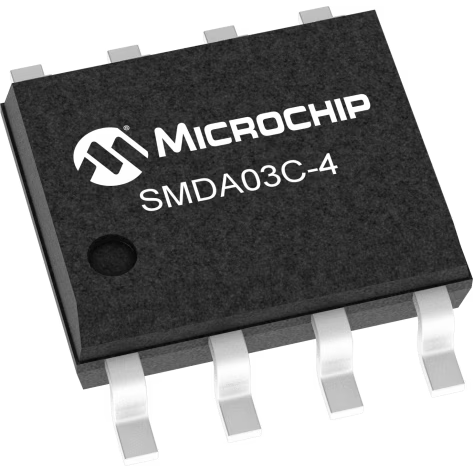 Microchip Technology-SMDA03C-4/TR7 ESD Suppressors ESD Suppressor TVS Bi-Dir 3.3V 8-Pin SO T/R