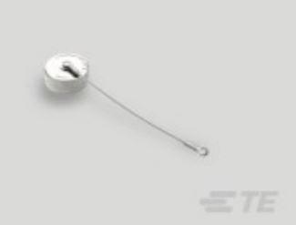 Deutsch Group-D38999/33Z21R Steckverbinderzubehör Connector Accessories Protective Cover Straight Aluminum Black Zinc Nickel