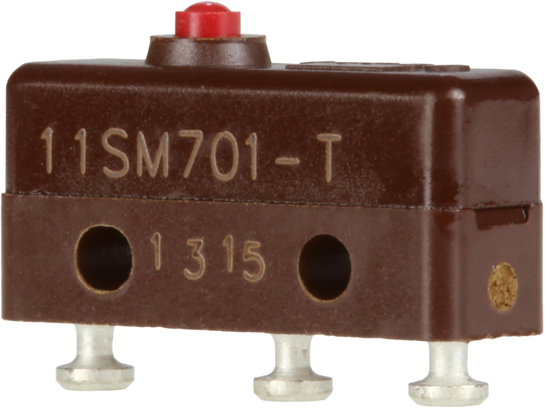 Honeywell-11SM701-T Schnappschalter Switch Snap Action N.O./N.C. SPDT Pin Plunger 4A 250VAC 0.56N Screw Mount PC Turret