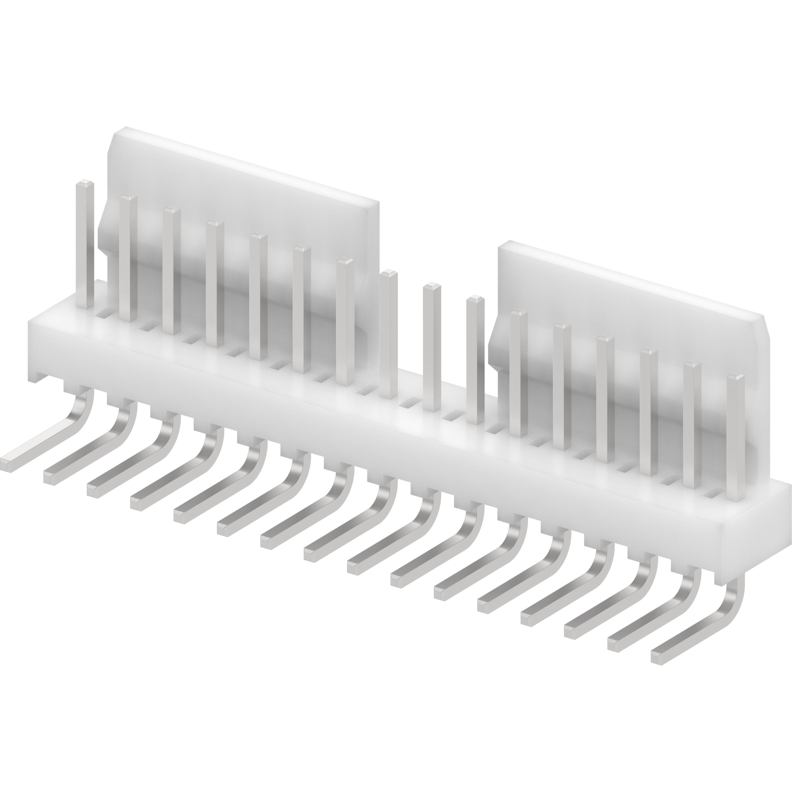 Molex-0022057168 连接器插头及 PCB 插座 Conn Wire to Board HDR 16 POS 2.54mm Solder RA Top Entry Thru-Hole KK Bag