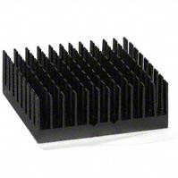 Advanced Thermal Solutions-ATS-55400K-C1-R0 Disipador de calor Heat Sink Passive BGA Cross-Cut Adhesive Aluminum 5.08°C/W Black Anodized