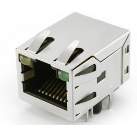 Pulse Electronics-JD1-0004NL Connector Telephone and Telecom Conn RJ-45 RCP 8 POS 1.27mm Solder RA Thru-Hole 12 Terminal 1 Port Tray