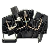 Weidmuller-1820860000 Steckverbinder, Klemmenblöcke Conn DIN Rail Fused 2 POS Tension Clamp ST T DIN Rail 10A