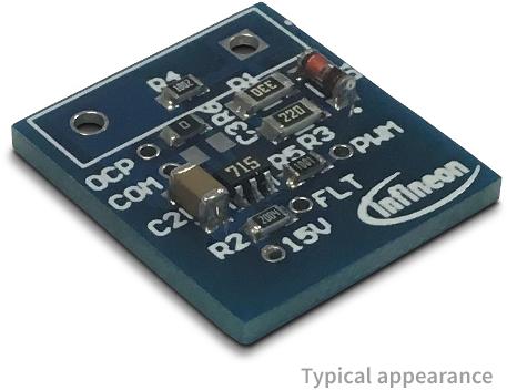 Infineon Technologies AG-EVAL1ED44175N01BTOBO1 Placas y kits de desarrollo de administración de potencia Board for Single-Channel Low-Side Gate Driver IC