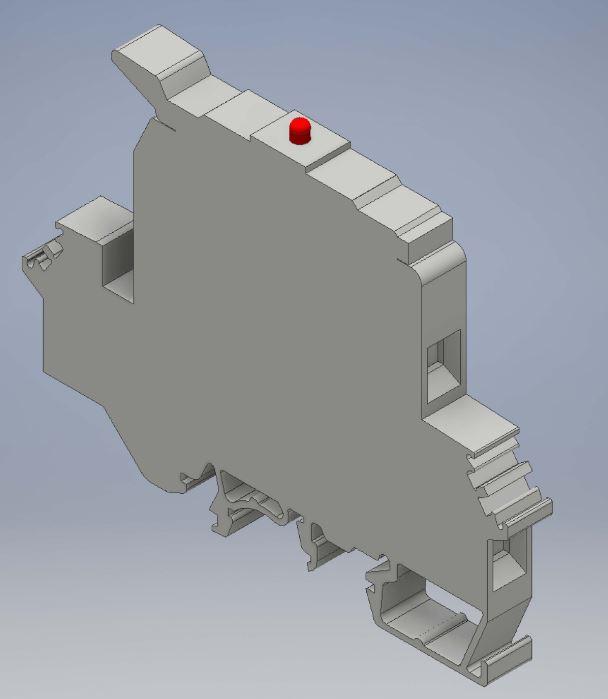 Altech Corporation-DDFL4U(E)/24 Steckverbinder, Klemmenblöcke Conn Double-Level Terminal Block 4 POS Screw ST DIN Rail 6.3A
