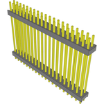 Conn Board Stacker HDR 40 POS 2.54mm Solder ST Top Entry Thru-Hole Bulk