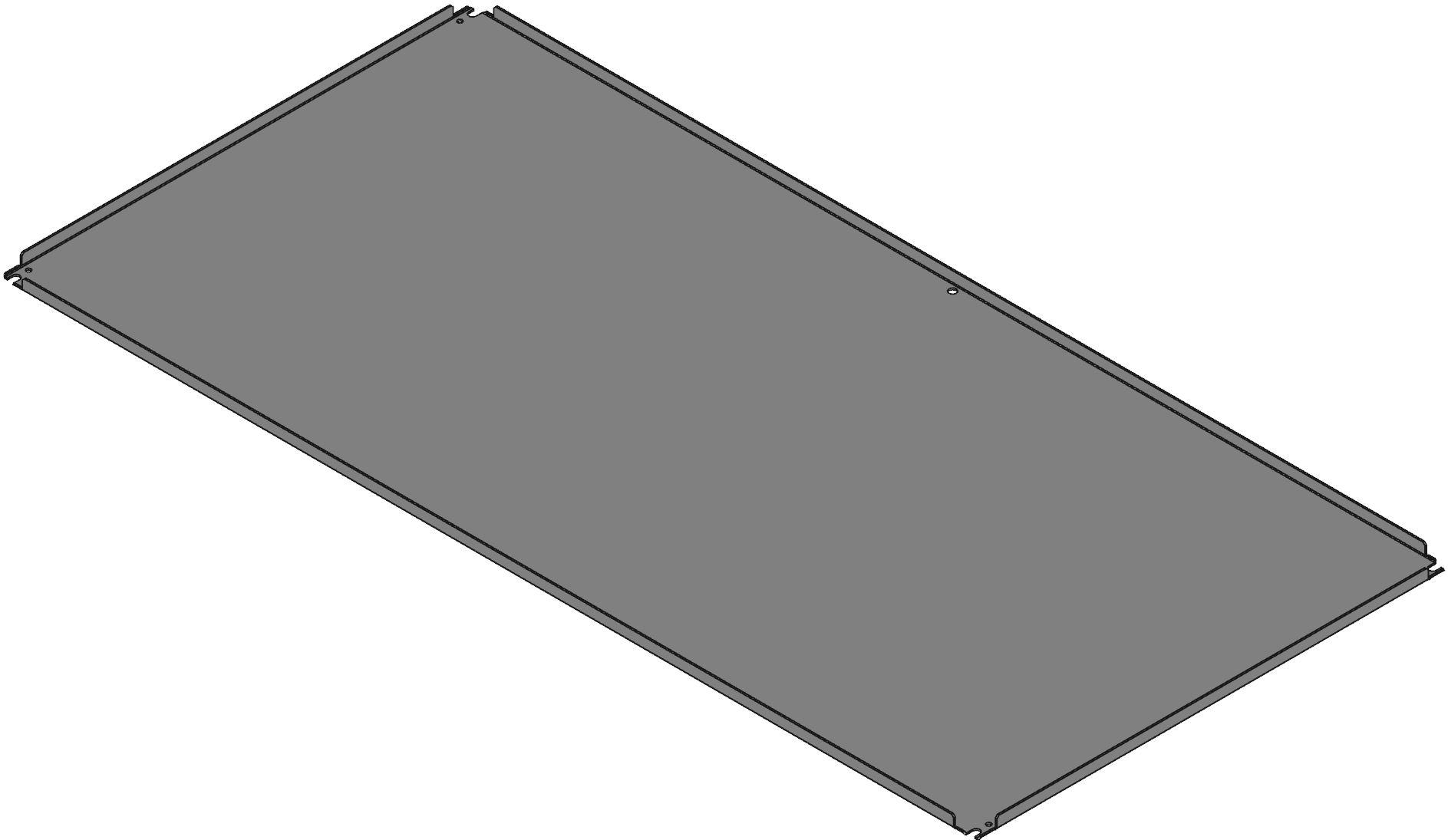 Hammond Manufacturing-EP3060 null Inner Panel, Mild Steel, White, Galvanized, 58.2 In Length, 28.2 In Depth