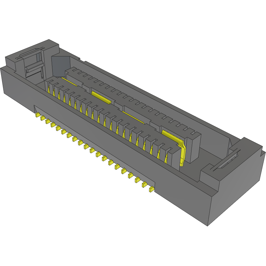 Samtec-QSE-020-01-F-D-A-L Connector Headers and PCB Receptacles Conn High Speed Socket Strip SKT 40 POS 0.8mm Solder ST SMD Tray