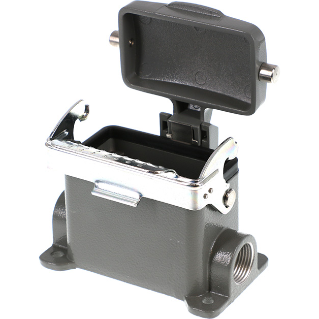 Molex-7810.6363.0 Adaptadores de manguitos ajustables Housing 90° 10 Shell Size Polyester Powder Die Cast Aluminum GWconnect®