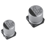 Cap Aluminum Polymer Hybrid 150uF 35VDC 20%( 10 X 10mm) SMD 0.02 Ohm 1.8A 1000h 150°C Automotive AEC-Q200