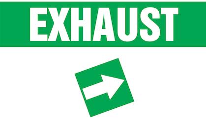 Panduit-PPMA41WGD Beschriftungen Labels Duct Marker Dura-Polyester Vinyl Green/White 304.8x63.5mm