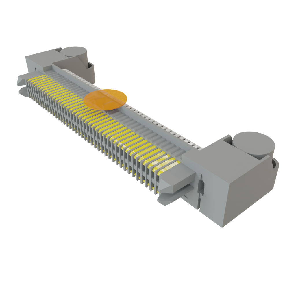 Samtec-ERM8-040-01-S-D-RA-K-TR Steckverbinderleisten und Leiterplattenbuchsen Conn Micro High Speed Terminal Strip HDR 80 POS 0.8mm Solder RA Side Entry SMD Edge Rate® T/R