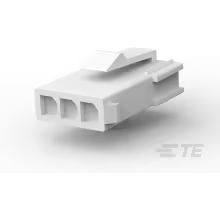 TE Connectivity-172329-1 Einzeladersteckverbinder, Gehäuse Conn Housing RCP 3 POS 4.2mm Crimp ST Panel Mount Natural Bag