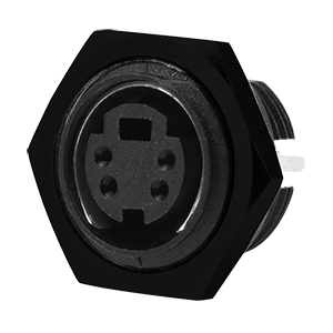 Same Sky (formerly CUI Devices)-MD-40CV Connector Circular Conn Circular DIN SKT 4 POS Solder ST Panel Mount 4 Terminal 1 Port