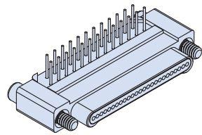 Glenair-890-008-9PA2-BRT1J Connector Circular Series 89 Nanominiature Connectors Single Row Right Angle Printed Circuit Board