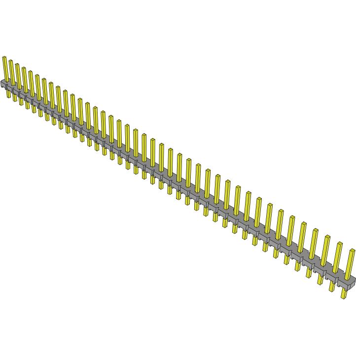 Samtec-MTLW-140-23-L-S-265 Steckverbinderleisten und Leiterplattenbuchsen Conn Unshrouded Header HDR 40 POS 2.54mm Solder ST Top Entry Thru-Hole Bulk