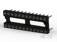 TE Connectivity-824-AG31D-ES-LF Steckverbinder, Buchsen Conn DIP Socket SKT 24 POS 2.54mm Solder ST Thru-Hole Box/Tube