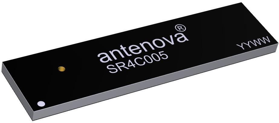 Antenova-SR4C005 Antenne Antenna Cellular -1.7dBi Gain 960MHz/1990MHz/2170MHz/2400MHz/2690MHz 10-Pin SMD T/R