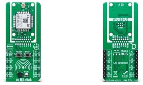 MikroElektronika-MIKROE-6422 Cartes et kits de développement RF/sans fil Wio-E5-LE 802.15.4 LR-WPAN Click Board