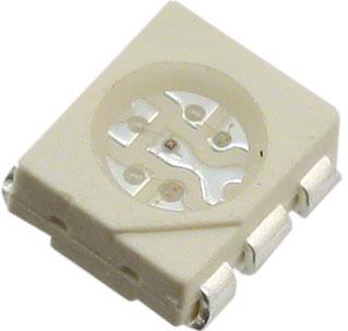 Kingbright America LLC-AAAF5060QBFSURZGS LED LED Tri-Color Blue/Green/Red 461nm/515nm/650nm 6-Pin SMD T/R