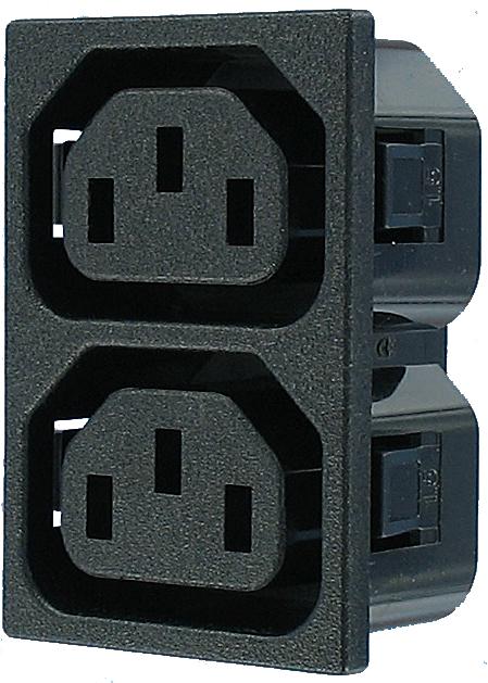 Qualtek Electronics-742W-15/04 Steckverbinder Conn Power RCP 6 POS Solder Lug ST Panel Mount 6 Terminal 2 Port Bulk