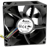 DC Fan Axial Ball Bearing 24V 14V to 27.6V 65.55CFM 50dB 80 X 80 X 25mm PWM