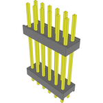 Conn Board Stacker HDR 12 POS 2.54mm Solder ST Top Entry Thru-Hole Bulk