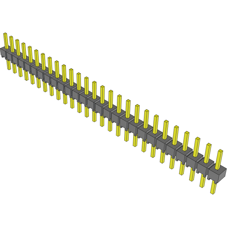 Samtec-SLW-127-01-L-S Steckverbinderleisten und Leiterplattenbuchsen Conn Socket Strip SKT 27 POS 2.54mm Solder ST Thru-Hole Bulk