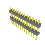 Conn Board Stacker HDR 13 POS 2.54mm Solder ST Top Entry Thru-Hole Bulk