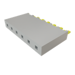 Conn Socket Strip SKT 6 POS 2.54mm Solder RA Side Entry SMD Tube