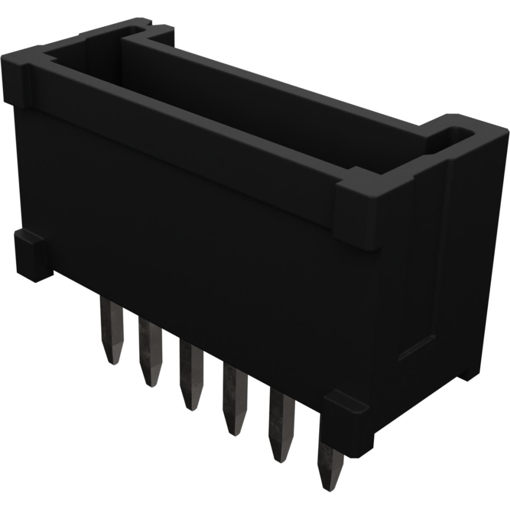 Molex-2200970671 Connector Headers and PCB Receptacles 1.25mm Pitch, Micro- Lock Plus PCB Header, Single Row, Vertical, Through Hole, Tin-Bismuth Plating, Positive